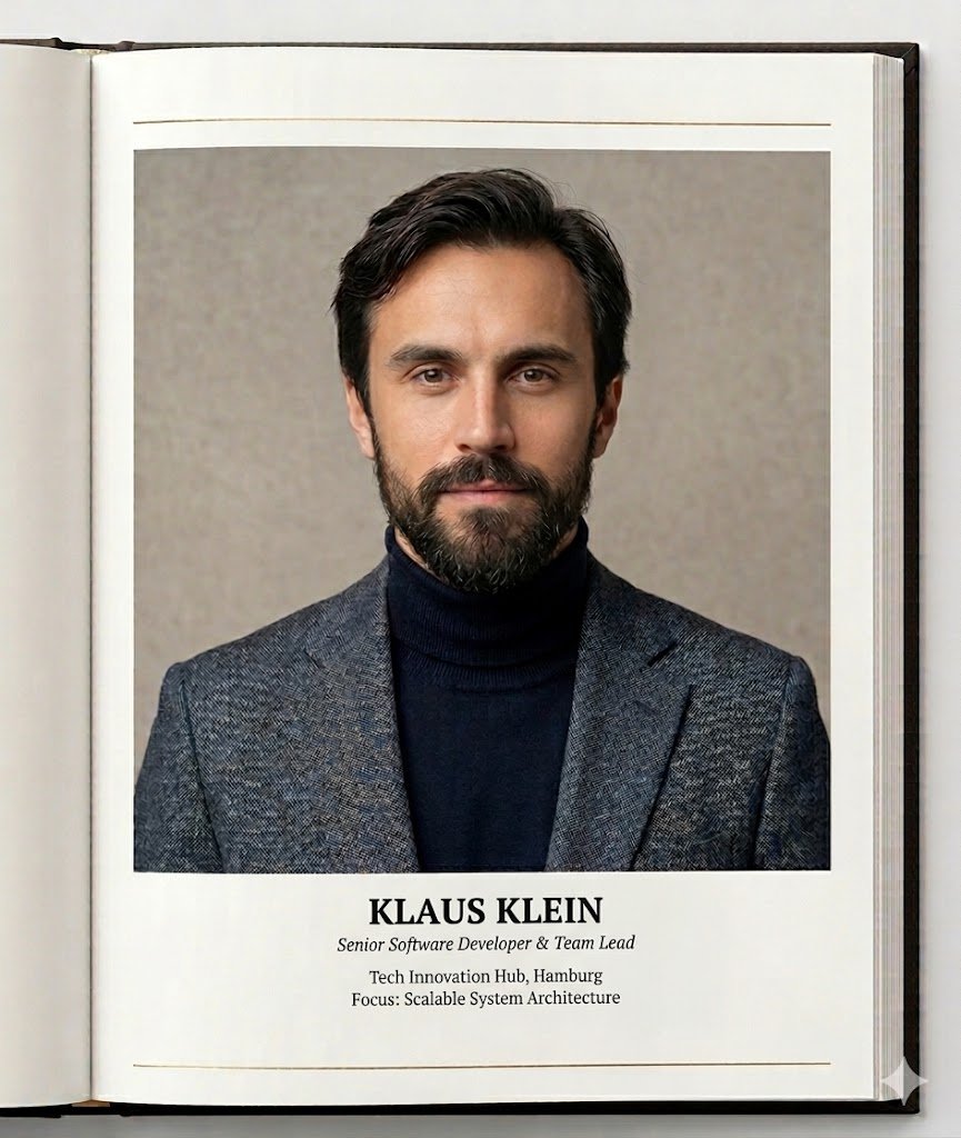 Klaus Klein — Senior Software Developer & Team Lead